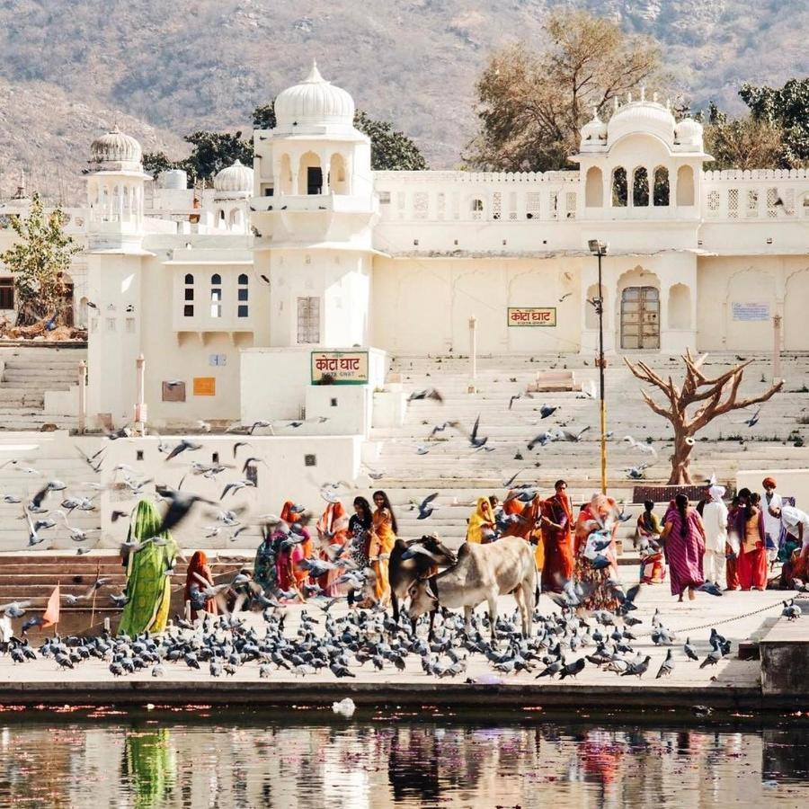 Hotel Kota Kunj Heritage Пушкар Экстерьер фото